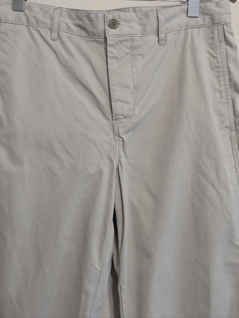 Outerknown Pants 32 x 29 Mens Straight Fit Twill Button Fly Utility Chino Tan - Picture 2 of 9